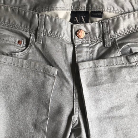 ARMANI EXCHANGE SILVER JEANS - Picture 8 of 8